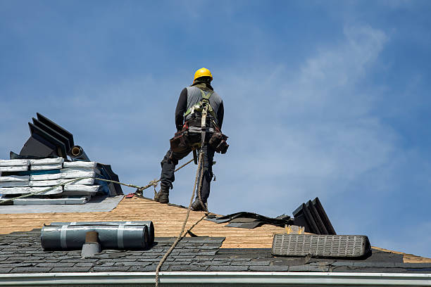 Professional Gutter Installation technician working in West Linn, OR